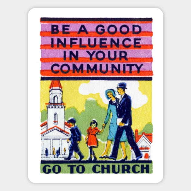 1930s Go to Church Magnet by historicimage